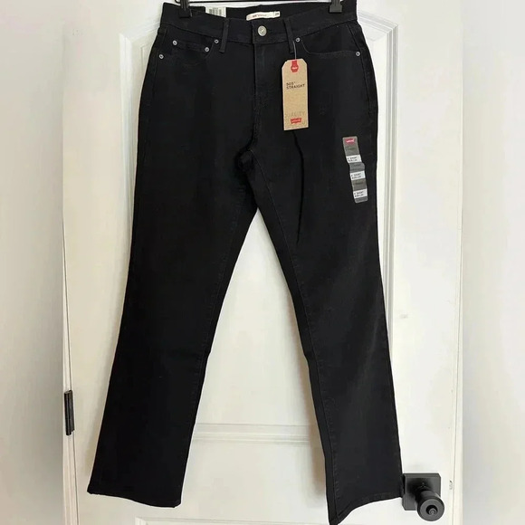 NWT Levi’s 505 Straight Leg Mid-Rise Jeans - Picture 1 of 7